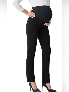 🤰🏻 Black Maternity Straight Leg Dress Pants 🤰🏻